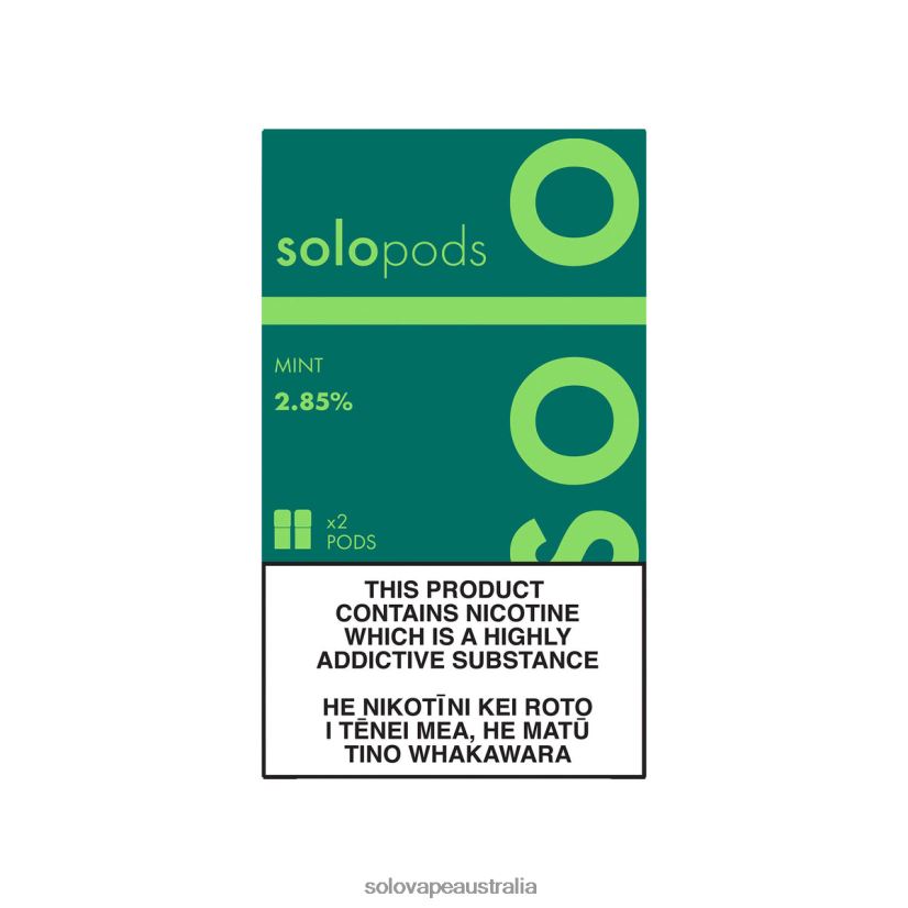 Mint Solo Replacement Pod 2-Pack ZN6LB052 | Solo Vape Price